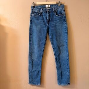 Agolde Toni Mid Rise Skinny Jeans Women’s Size 28 Medium Wash Casual Ankle